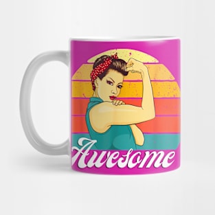 Awesome mom Mug